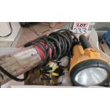 LOT - WORK LIGHT, FLASHLIGHT, BULBS