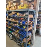 LOT - CONTENTS ONLY OF (2) 5' X 18" X 6' HT SHELF UNITS, TO INCLUDE: EMT CONNECTORS, LOCK RINGS,