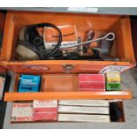 LOT - RAMSET POWDER ACTUATED TOOLBOX W/ (1) SET TOOL, FASTENERS AND LOADS