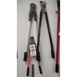 LOT - (3) WIRE LOPPERS