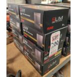 LOT - (8) RAB LIGHTING SLIM 18W LED WALLPACK