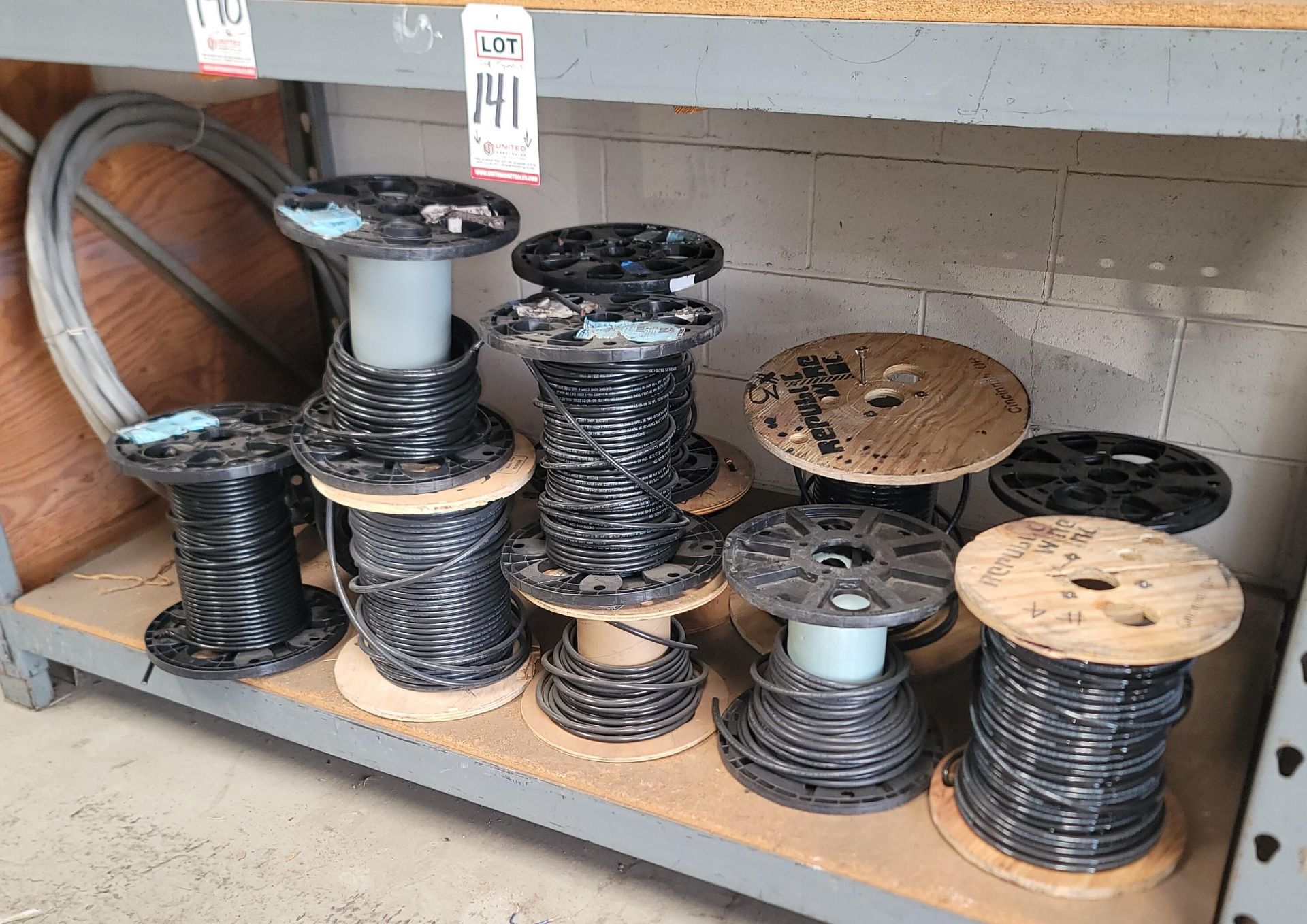 LOT - SPOOLS OF WIRE