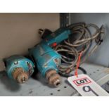 LOT - (2) MAKITA 3/8" DRILL MOTORS