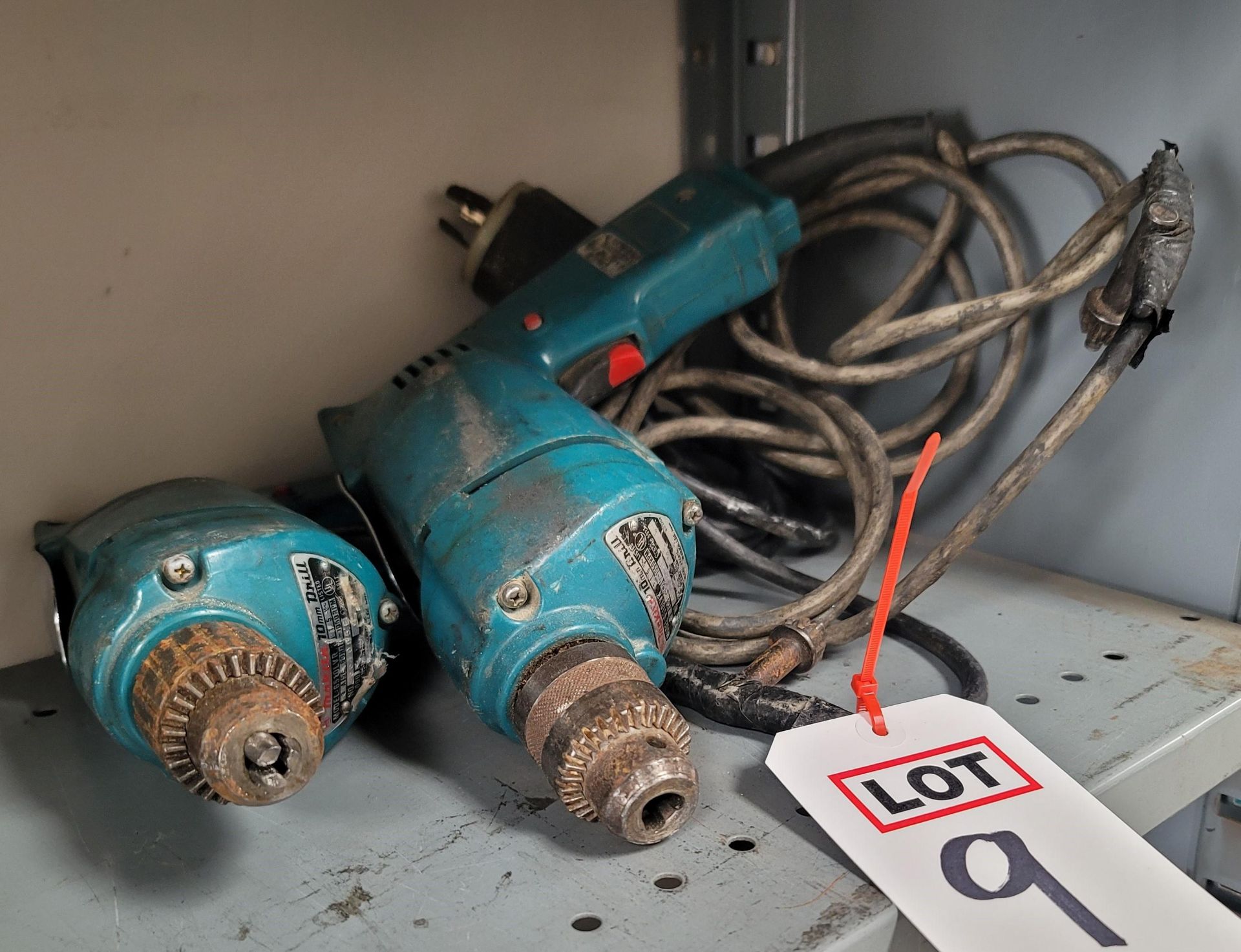 LOT - (2) MAKITA 3/8" DRILL MOTORS