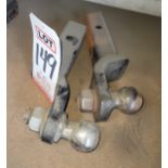 LOT - (2) TOW HITCHES W/ 2" BALLS