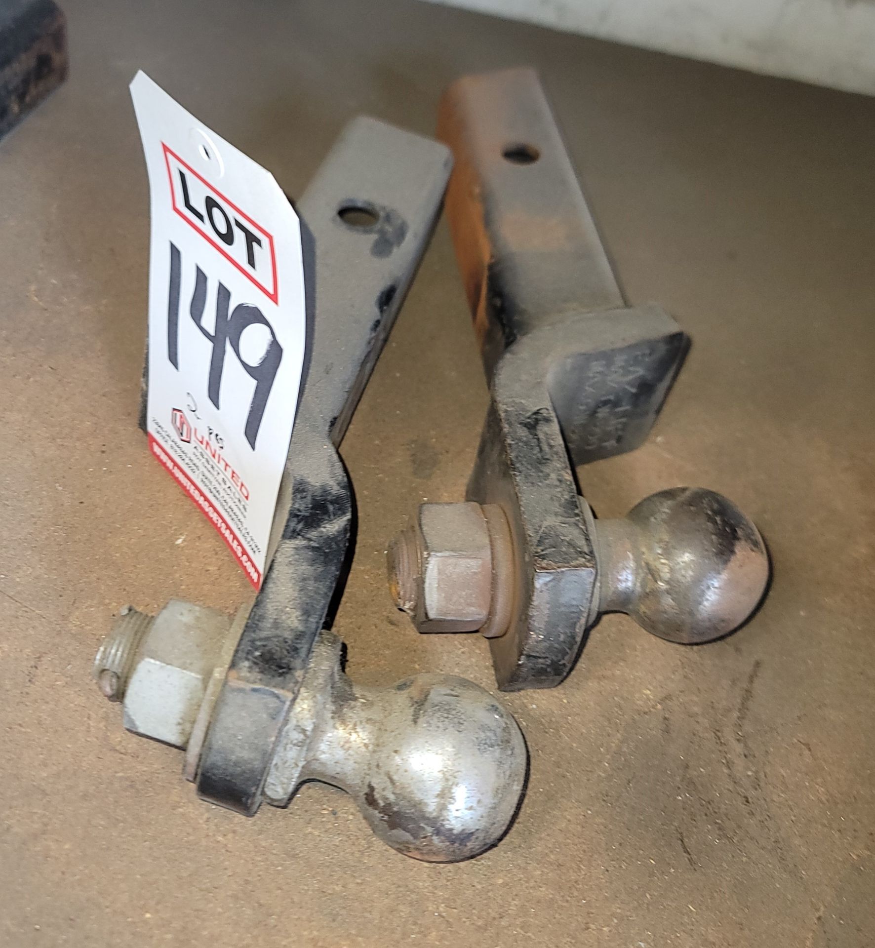 LOT - (2) TOW HITCHES W/ 2" BALLS