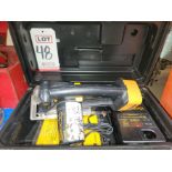 PANASONIC 12V RECHARGEABLE METAL CUTTER, MODEL EY3502, W/ 15 MINUTE CHARGER AND CASE, INCLUDES 4-3/