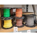 LOT - (13) SPOOLS OF WIRE