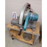 MAKITA 10" MITER SAW, MODEL 240IB, 12 AMP, S/N 48032E, W/ EXTRA CARBIDE-TIPPED BLADE