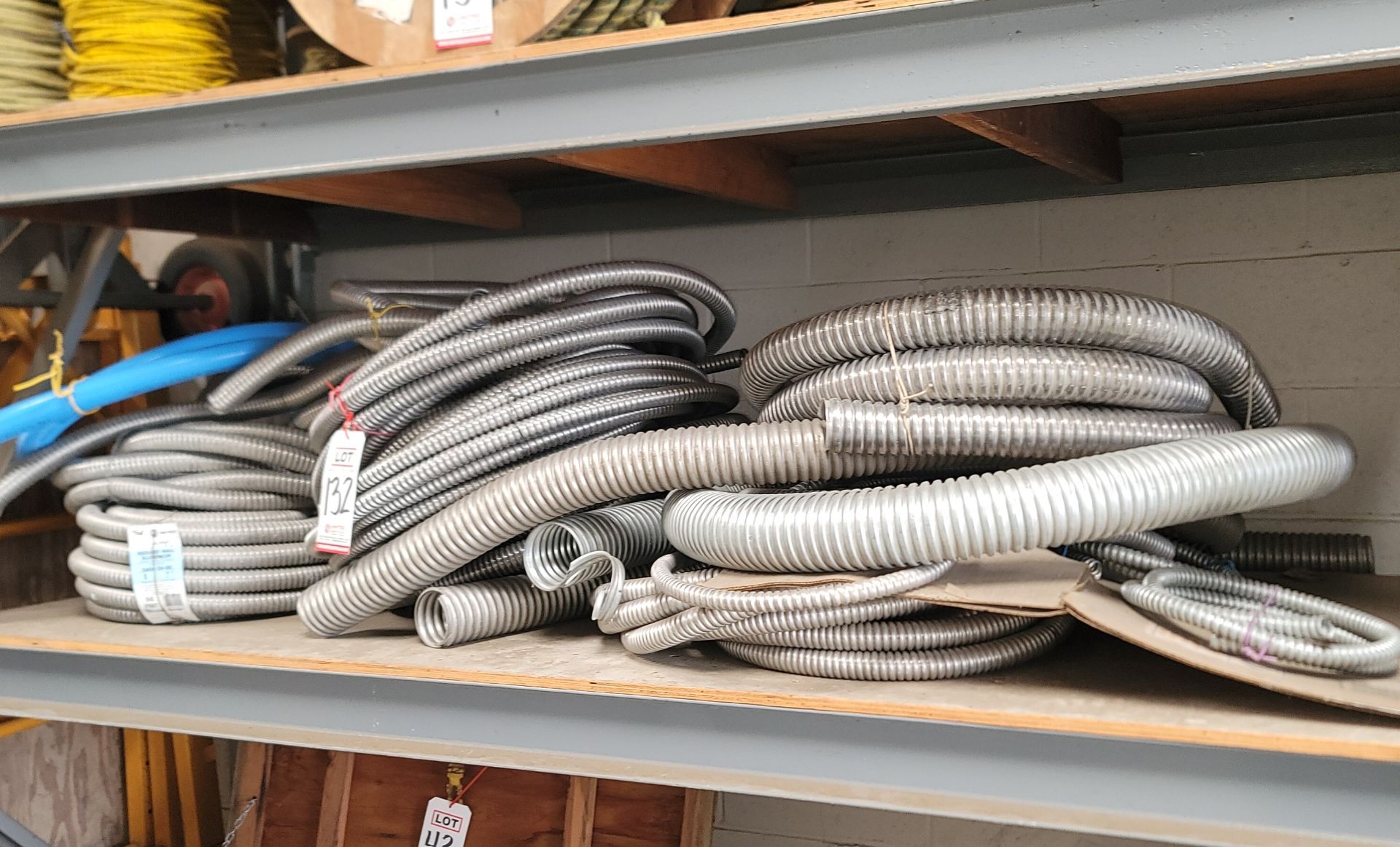 LOT - CONTENTS ONLY OF (1) SHELF, TO INCLUDE: FLEX CONDUIT