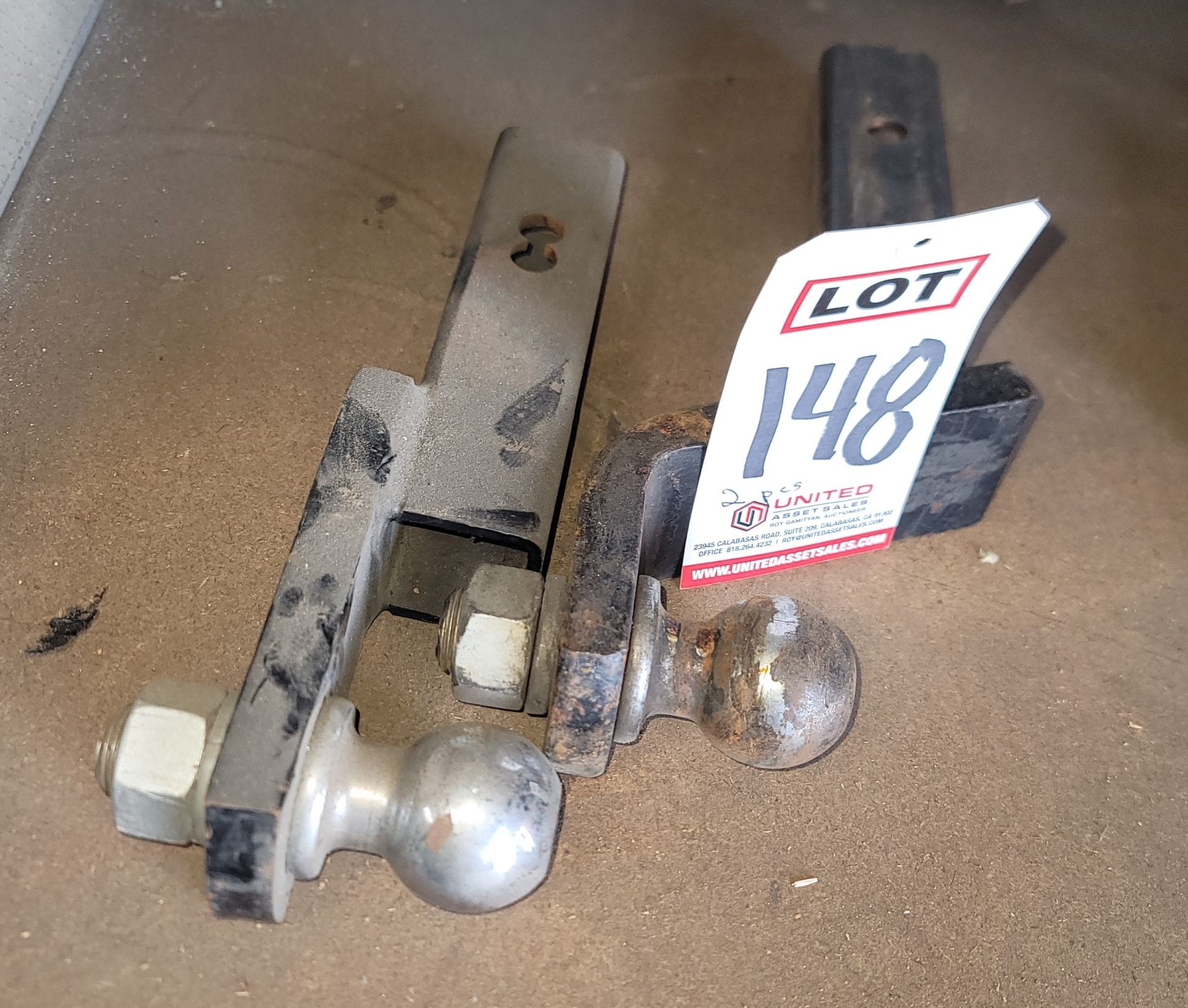 LOT - (2) TOW HITCHES W/ 2" BALLS