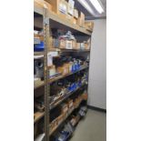 LOT - CONTENTS ONLY OF (1) 5' X 3' X 6' HT SHELF UNIT, TO INCLUDE: MULTI-GANG BOXES, COVER PLATES,