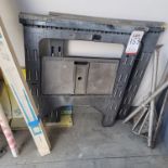 LOT - (2) PLASTIC SAWHORSES