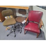LOT - (3) OFFICE CHAIRS