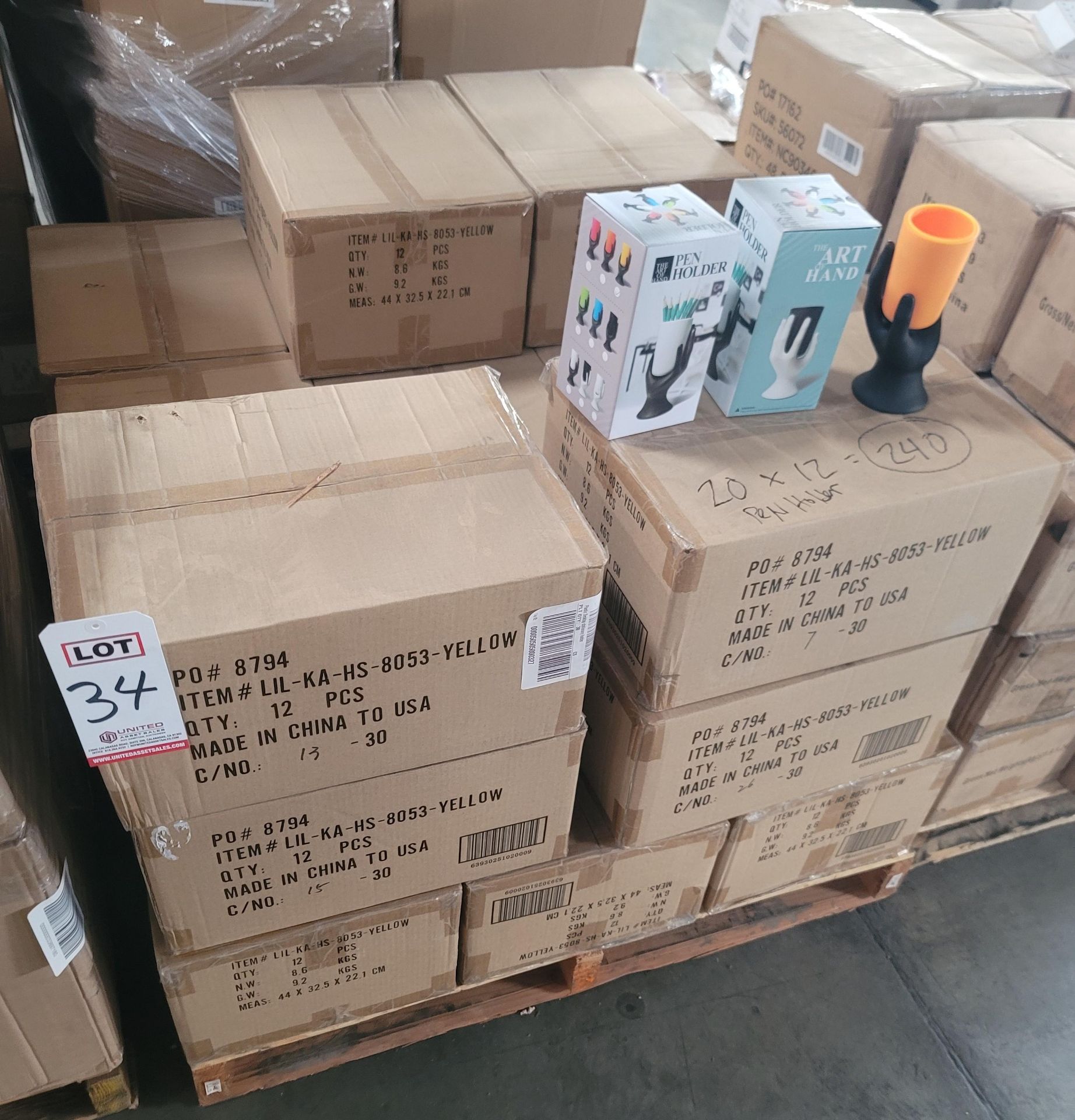 LOT - PALLET OF (240) PEN HOLDER, (20 CASES/12 PER CASE) - Image 3 of 3