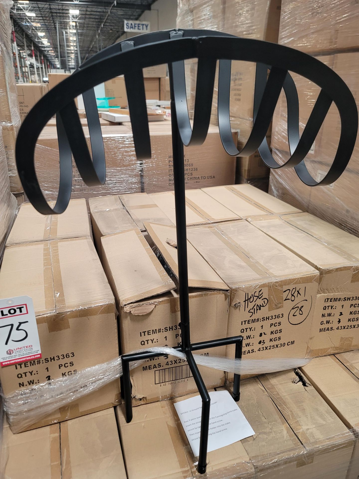 LOT - PALLET OF (28) IN-GROUND GARDEN HOSE STAND, (28 CASES/1 PER CASE)