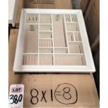 LOT - PALLET OF (8) WALL HUNG JEWELRY DISPLAY, (8 CASES/1 PER CASE)
