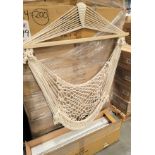 LOT - PALLET OF (200) COTTON HAMMOCK CHAIR, (50 CASES/4 PER CASE)