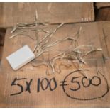 LOT - MIXED PALLET OF (500) BATTERY OPERATED STRING LIGHTS, (5 CASES/100 PER CASE); (32) METAL OWL