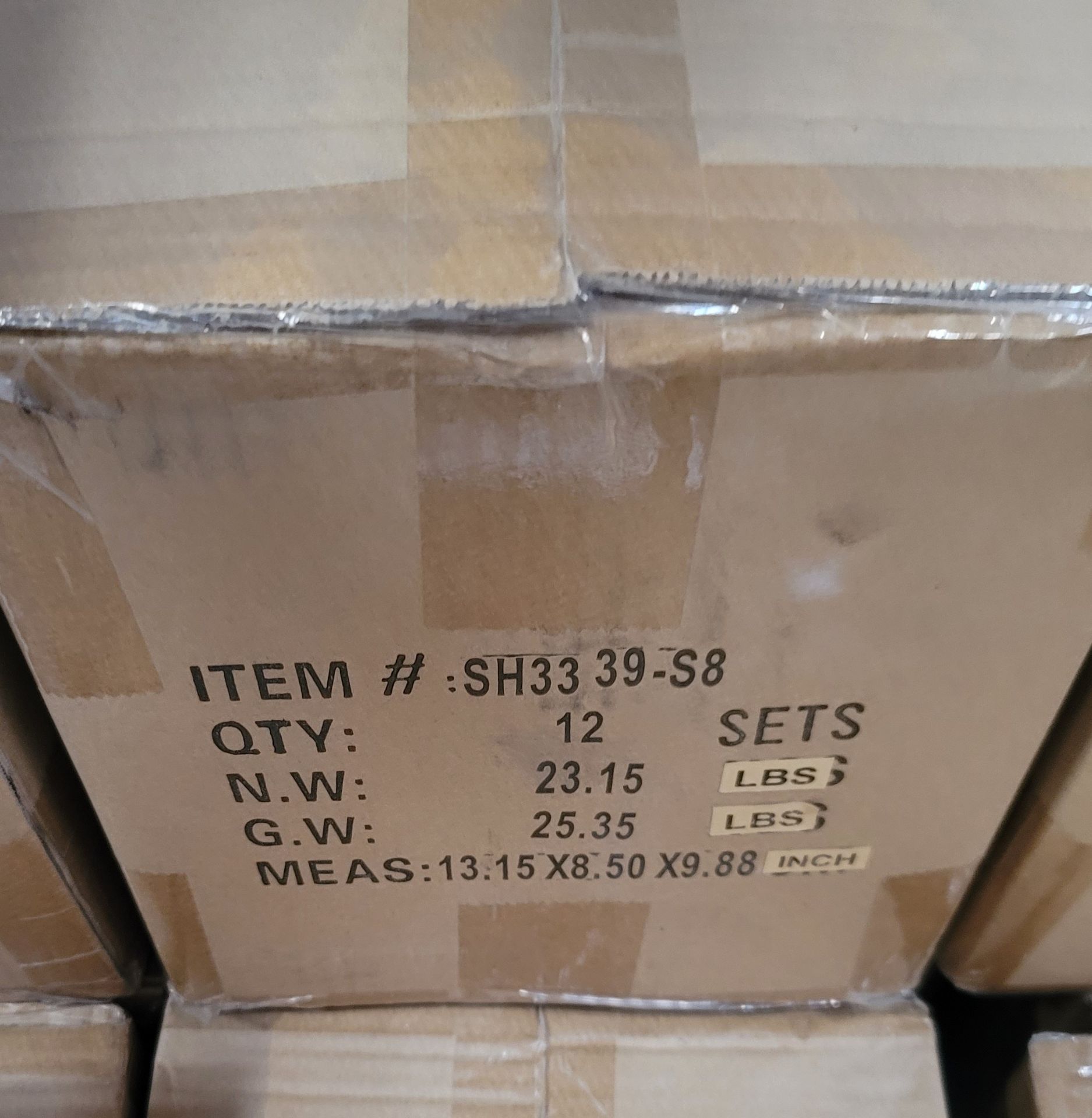 LOT - PALLET OF (276) 8-PC COASTER SET, (23 CASES/12 SETS PER CASE) - Image 3 of 4