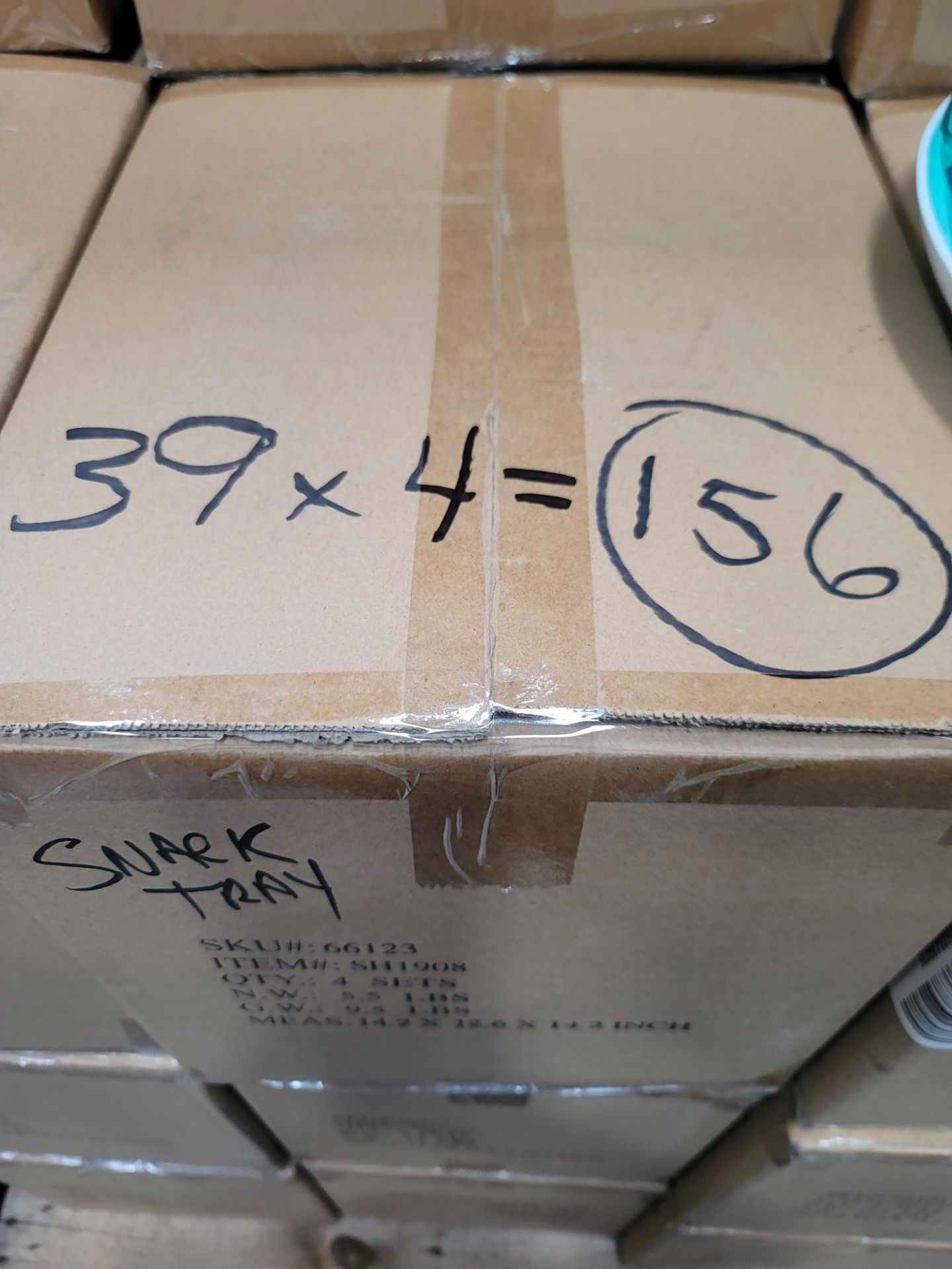 LOT - PALLET OF (156) SNACK TRAY SET, (39 CASES/4 SETS PER CASE) - Image 2 of 4