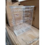 LOT - PALLET OF (192) ACRYLIC EARRING & NECKLACE HOLDER, (24 CASES/8 PER CASE)
