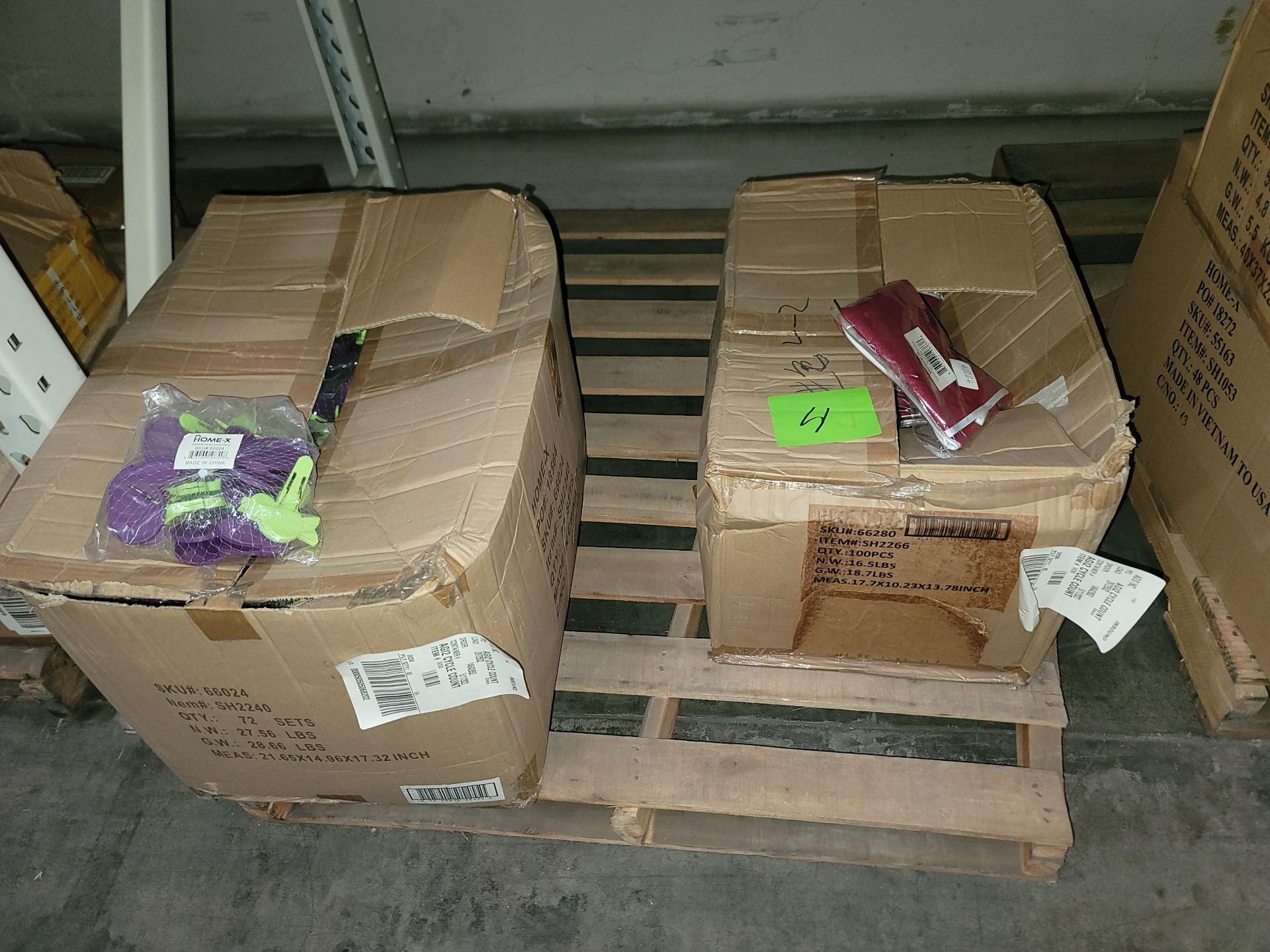 LOT - CONTENTS ONLY OF (2) 8' X 42" SECTIONS OF PALLET RACK, TO INCLUDE: OPEN-CASE, ASSORTED GENERAL - Image 5 of 5