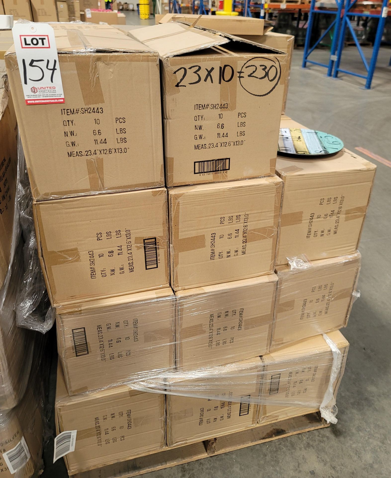 LOT - PALLET OF (230) 12" WALL CLOCK, BATTERY OPERATED, (23 CASES/10 PER CASE) - Image 3 of 3