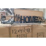 LOT - PALLET OF (48) "HOME" HANGING WALL SHELF, (12 CASES/4 PER CASE)