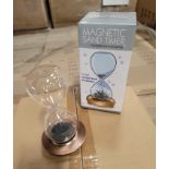 LOT - PALLET OF (480) MAGNETIC HOURGLASS SAND TIMER, (20 CASES/24 PER CASE)