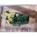 LOT - MIXED PALLET OF (64) 12" TABLETOP CHRISTMAS TREE, (4 CASES/16 PER CASE); APPROX. (100) 3-PC