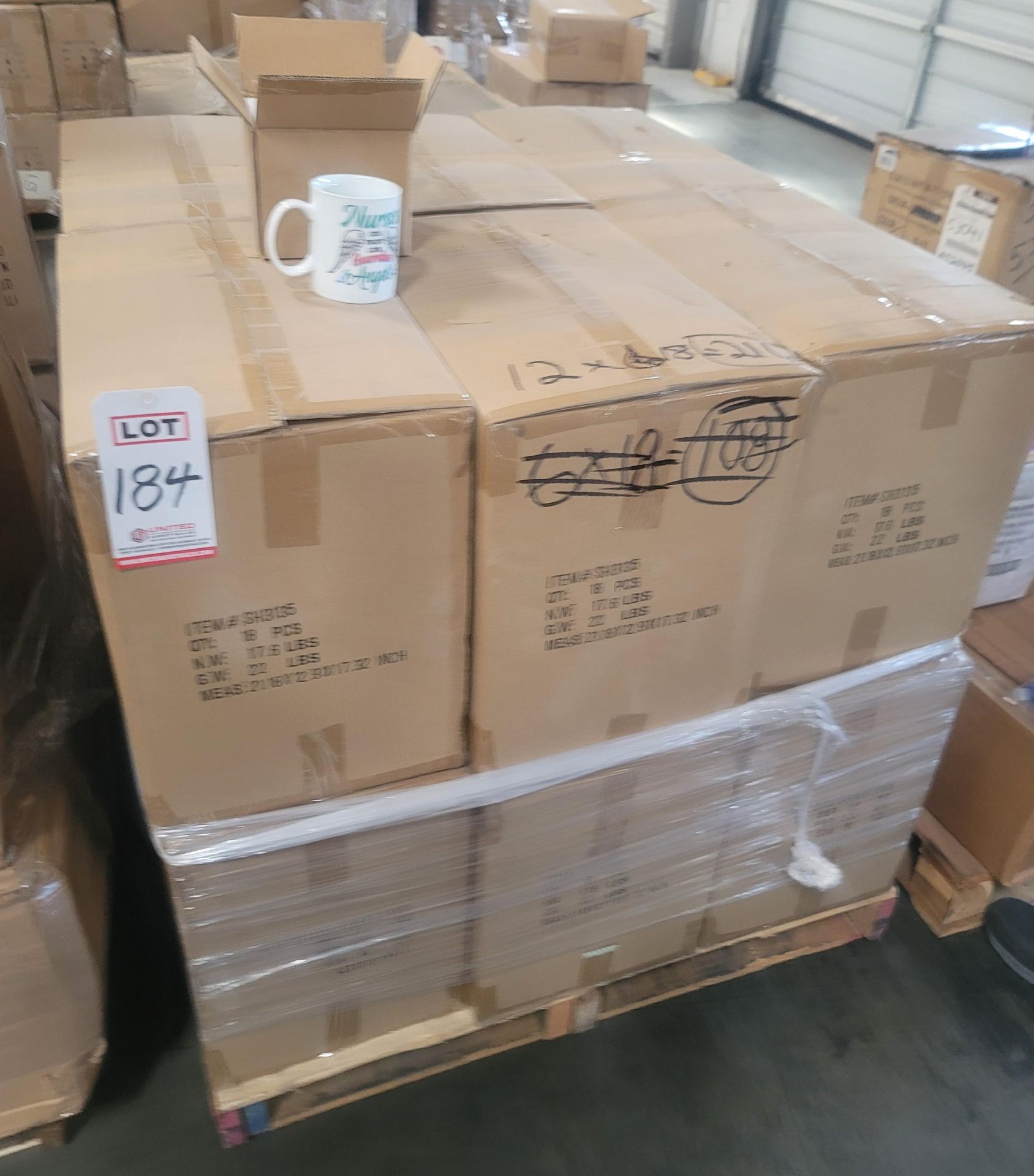 LOT - PALLET OF (216) COFFEE MUG, (12 CASES/18 PER CASE) - Image 4 of 4