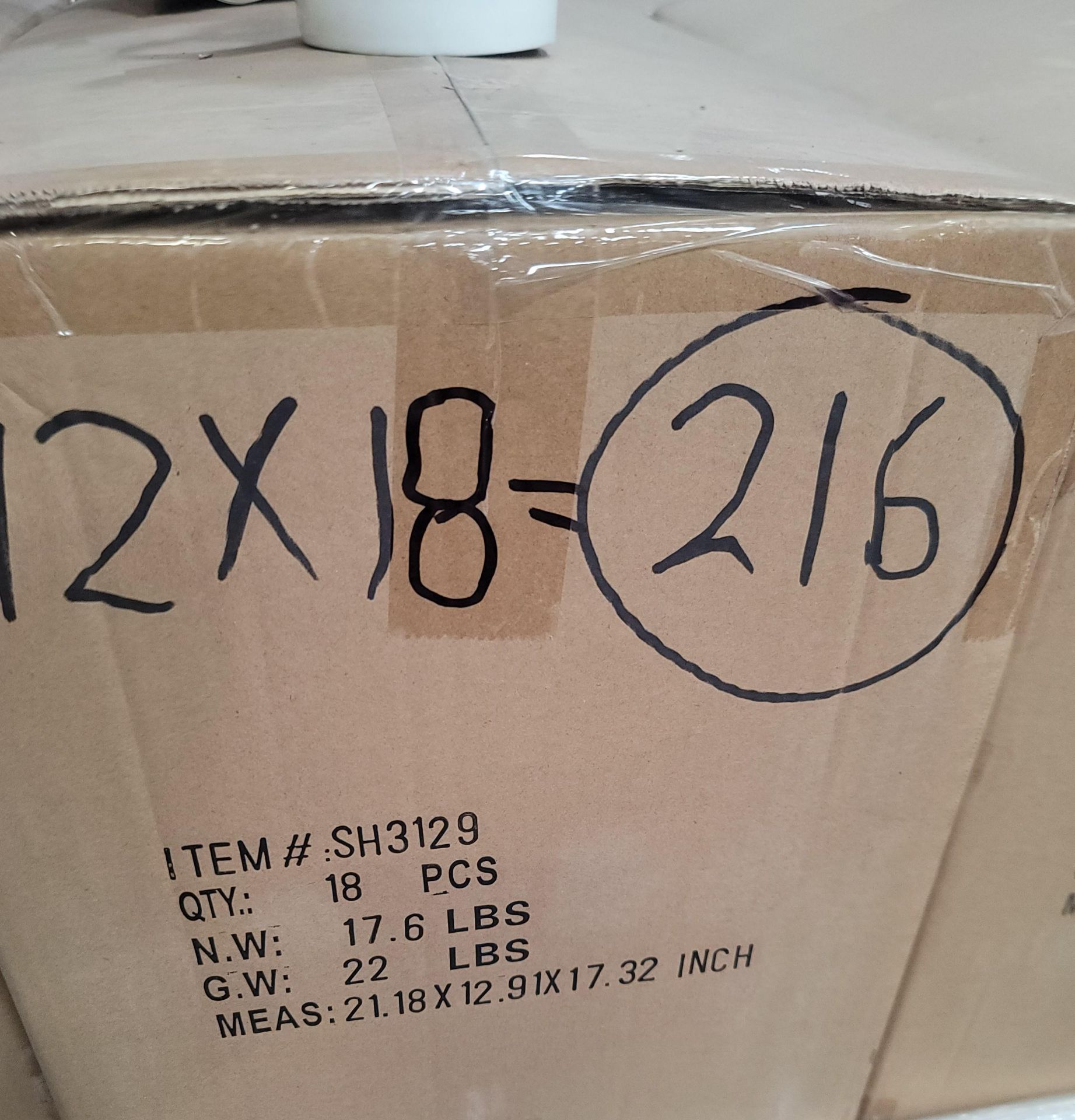 LOT - PALLET OF (216) COFFEE MUG, (12 CASES/18 PER CASE) - Image 2 of 3