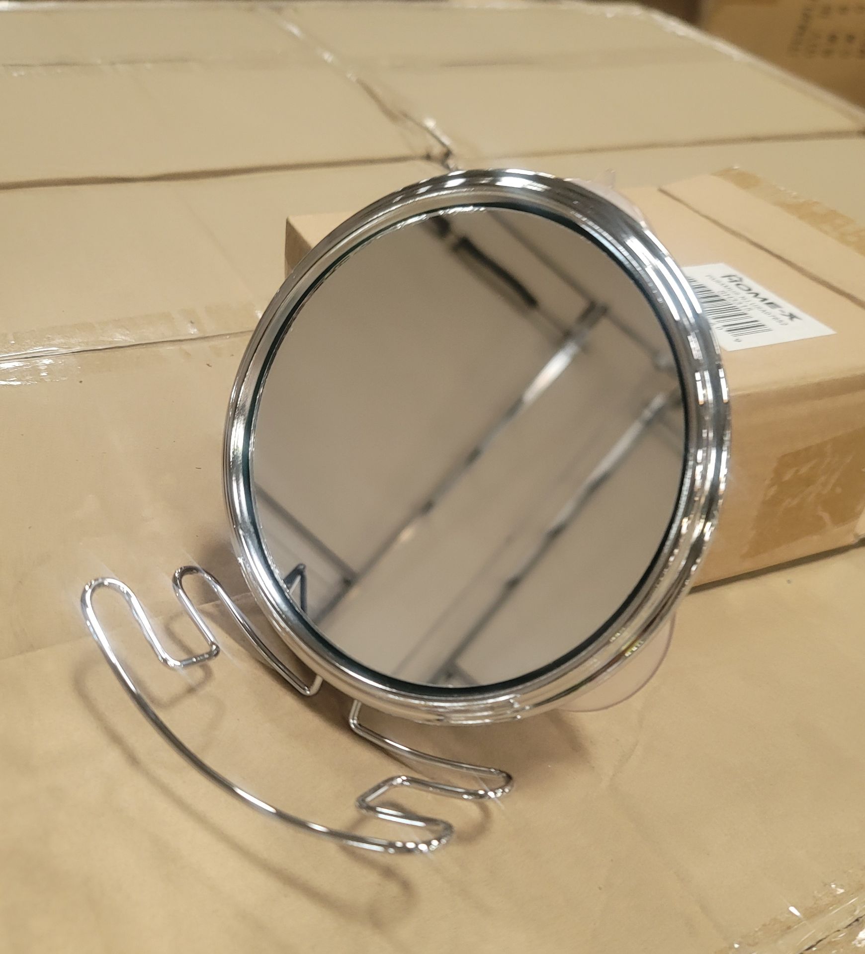 LOT - PALLET OF (360) SUCTION CUP SHOWER MIRROR, (18 CASES/20 PER CASE)