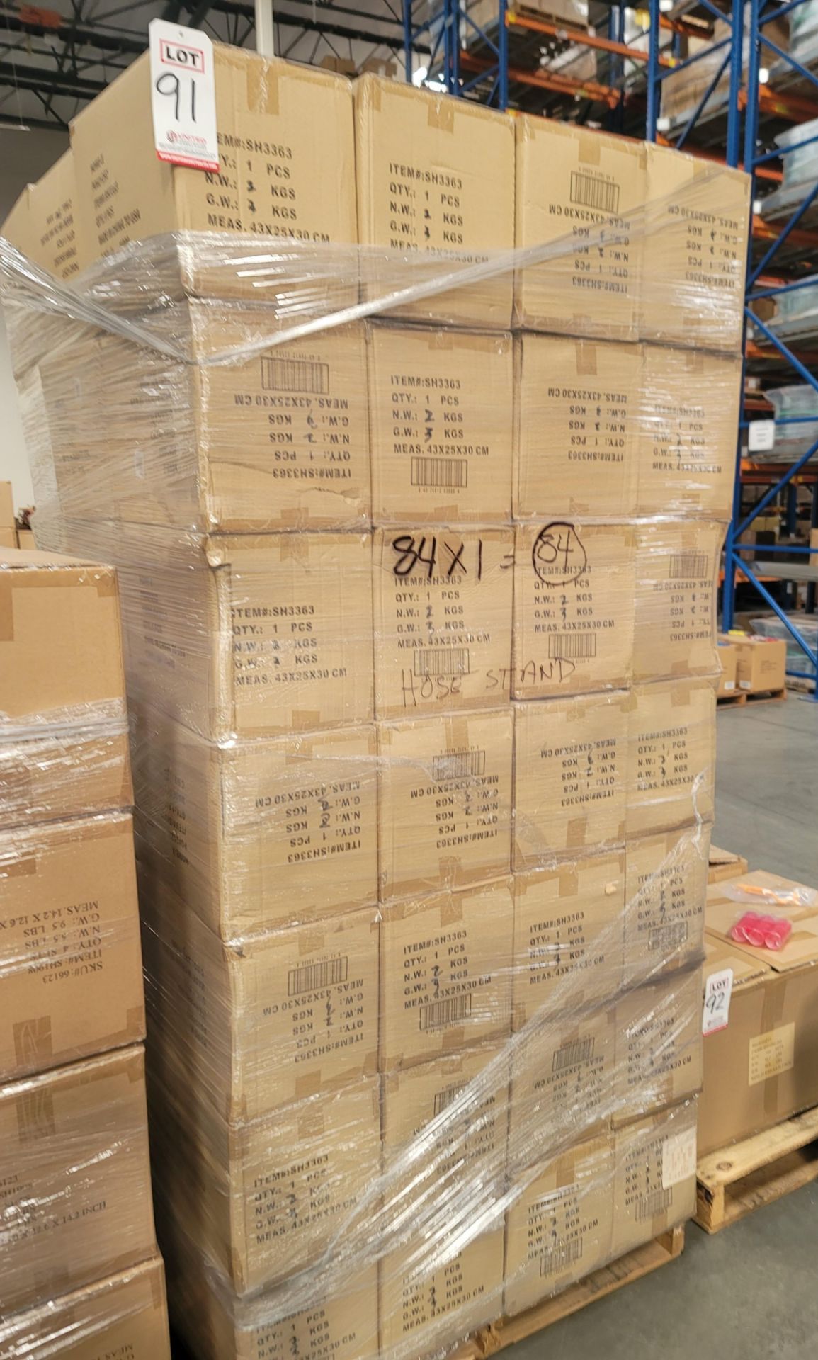 LOT - PALLET OF (84) IN-GROUND GARDEN HOSE STAND, (84 CASES/1 PER CASE) - Image 3 of 3