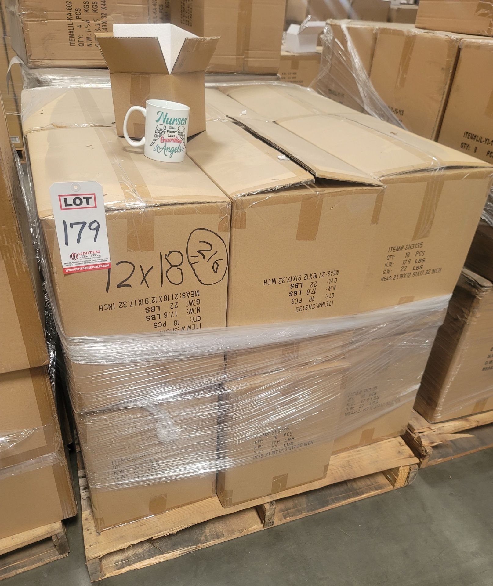 LOT - PALLET OF (216) COFFEE MUG, (12 CASES/18 PER CASE) - Image 4 of 4