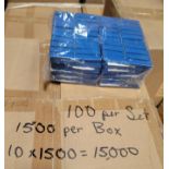 LOT - MIXED PALLET OF (15,000) PLASTIC CLOTHES PINS, (10 CASES/1500 PER CASE); (15,000) WOOD CLOTHES