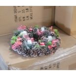 LOT - PALLET OF (70) 14" CHRISTMAS WREATH, (14 CASES/5 PER CASE)