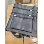 LOT - MIXED PALLET OF (100) BLACK SHOULDER BAG, (1 CASE/ 100 PER CASE); (50) 2-PC CLOTH SHOPPING