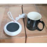 LOT - PALLET OF (180) CERAMIC MUG W/ ELECTRIC MUG WARMER, (15 CASES/12 PER CASE)