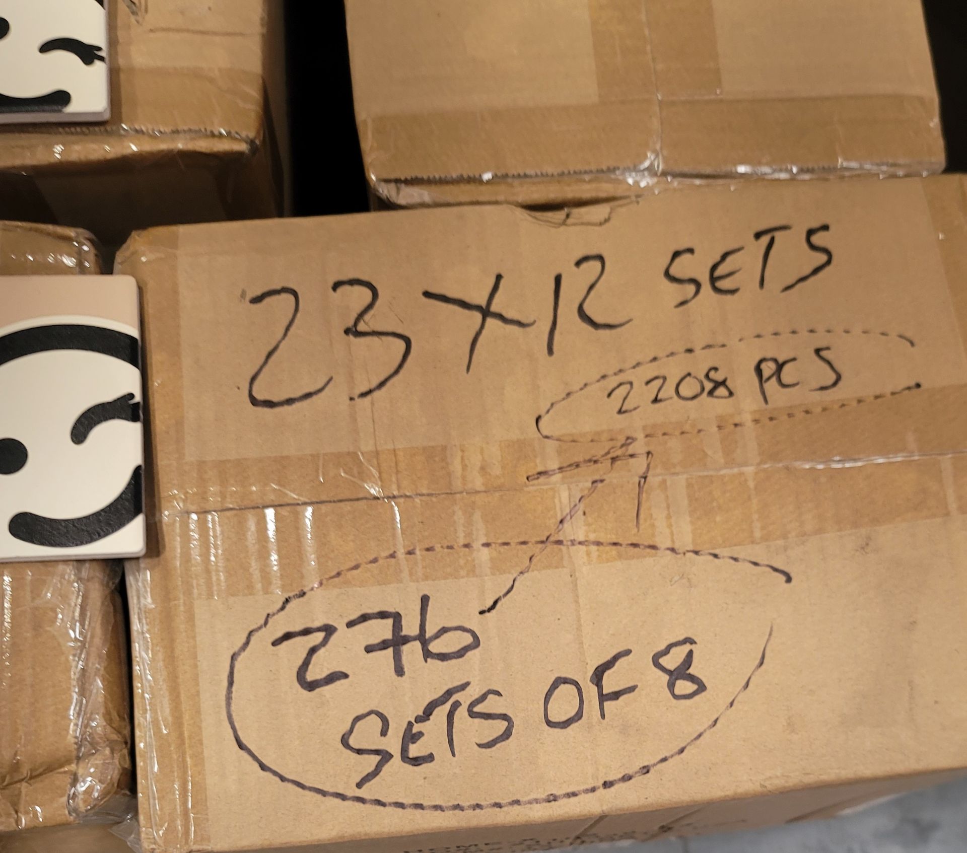 LOT - PALLET OF (276) 8-PC COASTER SET, (23 CASES/12 SETS PER CASE) - Image 2 of 4