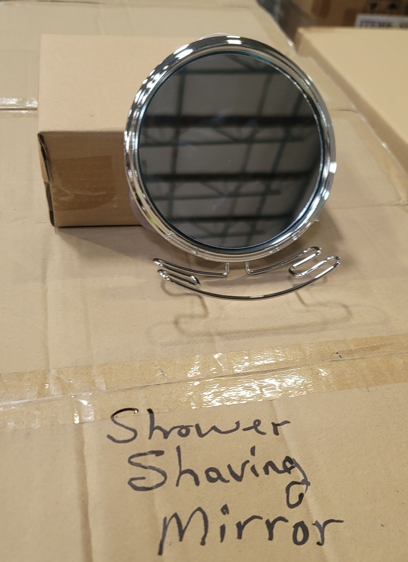 LOT - PALLET OF (360) SUCTION CUP SHOWER MIRROR, (18 CASES/20 PER CASE)