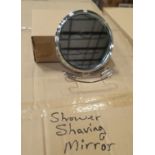 LOT - PALLET OF (360) SUCTION CUP SHOWER MIRROR, (18 CASES/20 PER CASE)