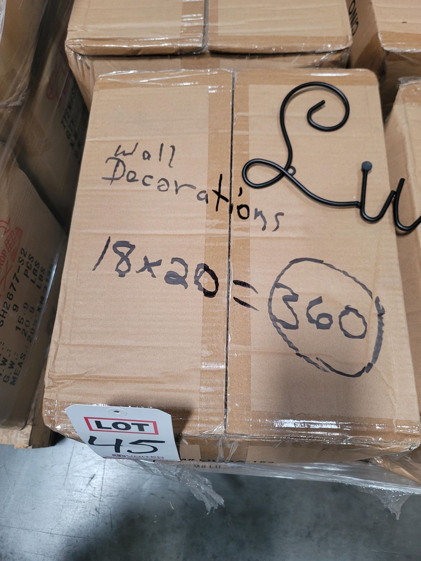 LOT - PALLET OF (360) WALL DECORATION SET, (18 CASES/20 PER CASE) - Image 2 of 4