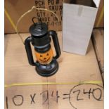 LOT - PALLET OF (240) HALLOWEEN LANTERN, BATTERY OPERATED, (10 CASES/24 PER CASE)