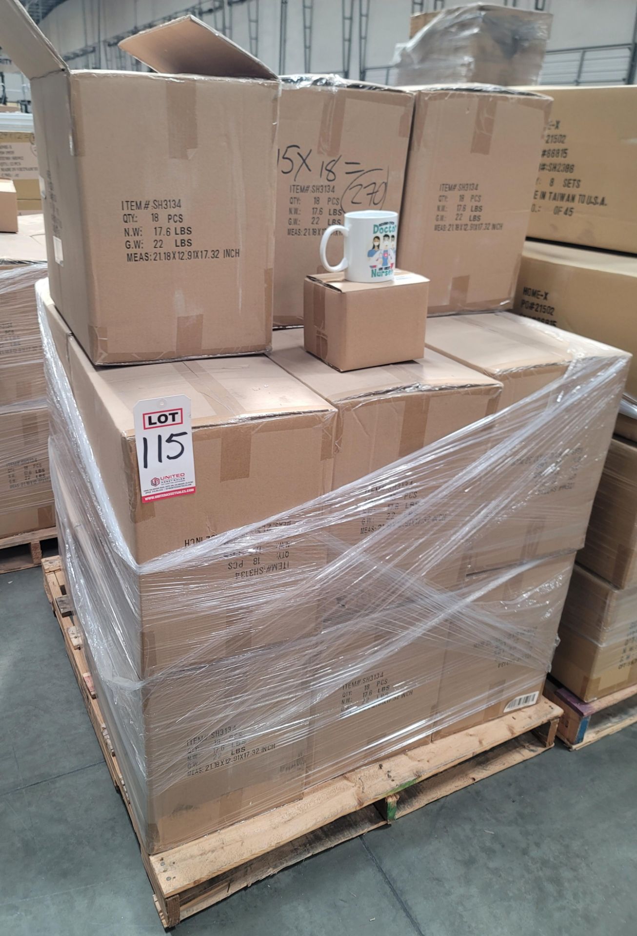 LOT - PALLET OF (270) NURSE COFFEE MUG, (15 CASES/18 PER CASE) - Image 3 of 3