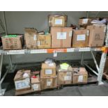 LOT - CONTENTS ONLY OF (2) 8' X 42" SECTIONS OF PALLET RACK, TO INCLUDE: OPEN-CASE, ASSORTED GENERAL