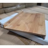 LOT - PALLET OF (276) WOOD REVERSIBLE CUTTING BOARD, (14" X 9", (23 CASES/12 PER CASE)