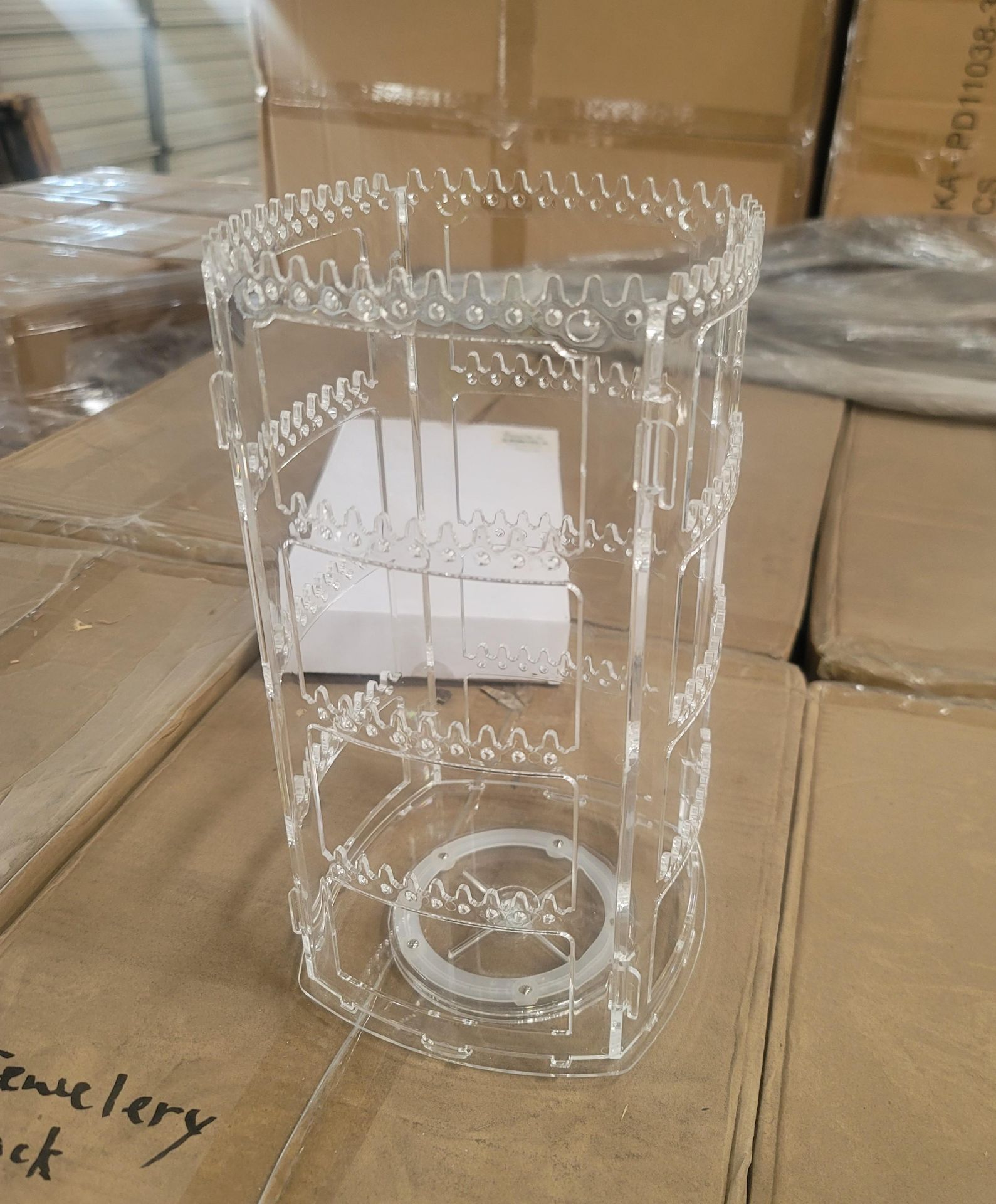 LOT - PALLET OF (432) JEWELRY DISPLAY CAROUSEL, (12 CASES/36 PER CASE)