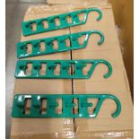 LOT - MIXED PALLET OF (3) 4-PC SET OF SPACE SAVING HANGERS, (1 CASE/3 SETS PER CASE); (75) MERRY